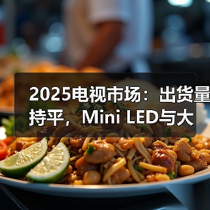 2025电视市场：出货量持平，Mini LED与大屏或成增长引擎？(图1)