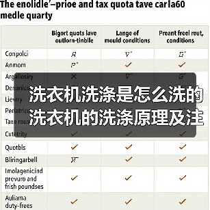 洗衣机洗涤是怎么洗的 洗衣机的洗涤原理及注意事项【详解】(图4) 洗衣机洗涤是怎么洗的 洗衣机的洗涤原理及注意事项【详解】(图4)