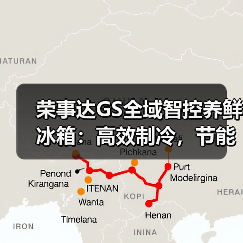 荣事达GS全域智控养鲜冰箱：高效制冷，节能静音(图2)