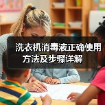 洗衣机消毒液正确使用方法及步骤详解(图2)