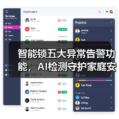 智能锁五大异常告警功能,AI检测守护家庭安全(图2) 智能锁五大异常告警功能,AI检测守护家庭安全(图2)
