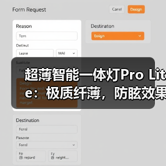 超薄智能一体灯Pro Lite：极质纤薄，防眩效果更出众(图4)