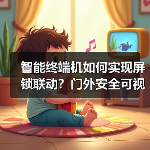 智能终端机如何实现屏锁联动？门外安全可视化方案解析(图1)
