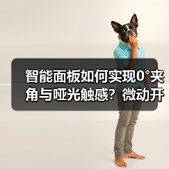 智能面板如何实现0°夹角与哑光触感?微动开关设计解析(图3) 智能面板如何实现0°夹角与哑光触感?微动开关设计解析(图3)