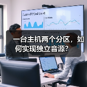 一台主机两个分区,如何实现独立音源?(图1) 一台主机两个分区,如何实现独立音源?(图1)