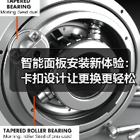 智能面板安装新体验：卡扣设计让更换更轻松(图2)