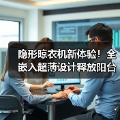 隐形晾衣机新体验!全嵌入超薄设计释放阳台空间(图3) 隐形晾衣机新体验!全嵌入超薄设计释放阳台空间(图2)
