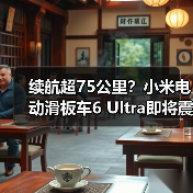 续航超75公里?小米电动滑板车6 Ultra即将震撼登场(图3) 续航超75公里?小米电动滑板车6 Ultra即将震撼登场(图3)