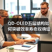 QD-OLED五层结构如何突破效率寿命双倍增?(图4) QD-OLED五层结构如何突破效率寿命双倍增?(图4)
