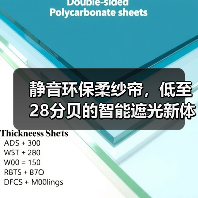静音环保柔纱帘，低至28分贝的智能遮光新体验(图1)