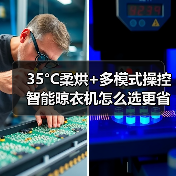 35°C柔烘+多模式操控 智能晾衣机怎么选更省心(图4)