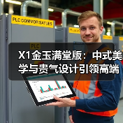 X1金玉满堂版：中式美学与贵气设计引领高端智能门锁新风潮(图1)