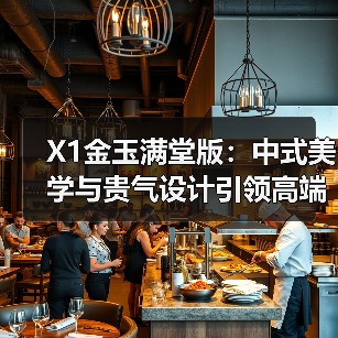X1金玉满堂版：中式美学与贵气设计引领高端智能门锁新风潮(图4)