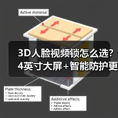 3D人脸视频锁怎么选?4英寸大屏+智能防护更安心(图1) 3D人脸视频锁怎么选?4英寸大屏+智能防护更安心(图1)