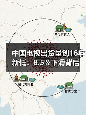 中国电视出货量创16年新低：8.5%下滑背后真相揭秘(图1)