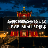 海信CES斩获多项大奖，RGB-Mini LED技术引领先锋(图2)