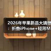 2026年苹果新品大猜想:折叠iPhone+轻薄Mac将如何颠覆?(图2) 2026年苹果新品大猜想:折叠iPhone+轻薄Mac将如何颠覆?(图2)