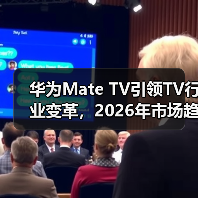 华为Mate TV引领TV行业变革,2026年市场趋势解析(图1) 华为Mate TV引领TV行业变革,2026年市场趋势解析(图1)