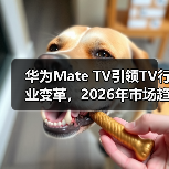 华为Mate TV引领TV行业变革,2026年市场趋势解析(图2) 华为Mate TV引领TV行业变革,2026年市场趋势解析(图2)