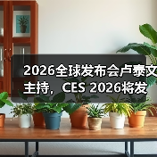 2026全球发布会卢泰文主持,CES 2026将发布哪些黑科技?(图2) 2026全球发布会卢泰文主持,CES 2026将发布哪些黑科技?(图2)