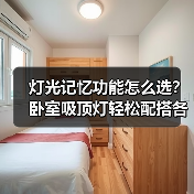 灯光记忆功能怎么选？卧室吸顶灯轻松配搭各种风格(图2)