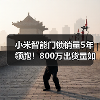 小米智能门锁销量5年领跑!800万出货量如何实现突破?(图2) 小米智能门锁销量5年领跑!800万出货量如何实现突破?(图2)