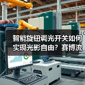 智能旋钮调光开关如何实现光影自由？赛博流光灯环+四路场景模式惊艳登场(图4)