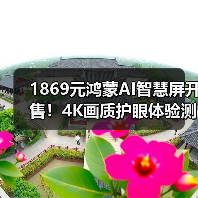 1869元鸿蒙AI智慧屏开售!4K画质护眼体验测评(图3) 1869元鸿蒙AI智慧屏开售!4K画质护眼体验测评(图3)