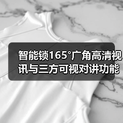 智能锁165°广角高清视讯与三方可视对讲功能解析(图4)