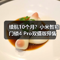 续航10个月？小米智能门锁4 Pro双摄版预售亮点解析(图2)