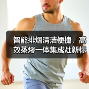 智能排烟清洁便捷，高效蒸烤一体集成灶新标