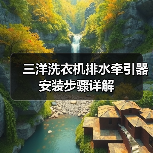 三洋洗衣机排水牵引器安装步骤详解