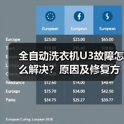 全自动洗衣机U3故障怎么解决？原因及修复方法详解(图2)