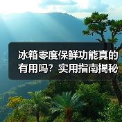 冰箱零度保鲜功能真的有用吗?实用指南揭秘(图4) 冰箱零度保鲜功能真的有用吗?实用指南揭秘(图4)