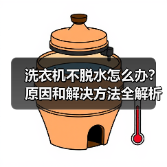 洗衣机不脱水怎么办?原因和解决方法全解析(图2) 洗衣机不脱水怎么办?原因和解决方法全解析(图2)