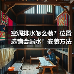 空调排水怎么装?位置选错会漏水!安装方法详解(图2) 空调排水怎么装?位置选错会漏水!安装方法详解(图2)