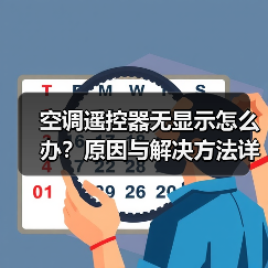 空调遥控器无显示怎么办？原因与解决方法详解 - 辰飞雨易拓智能家居网