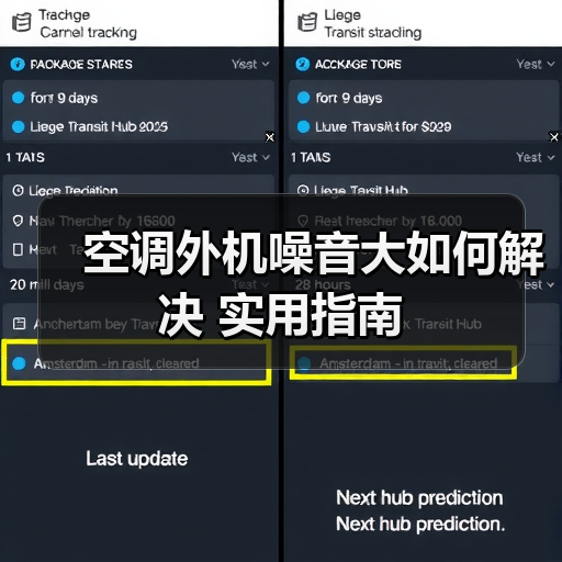 空调外机噪音大如何解决 实用指南 - 辰飞雨易拓智能家居网