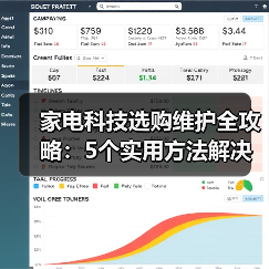 家电科技选购维护全攻略：5个实用方法解决常见问题(图4)
