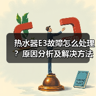 热水器E3故障怎么处理？原因分析及解决方法 - 辰飞雨易拓智能家居网