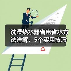 洗澡热水器省电省水方法详解：5个实用技巧让你省心又省钱 - 辰飞雨易拓智能家居网