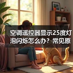 空调遥控器显示25度灯泡闪烁怎么办？常见原因及解决方法全解析 - 辰飞雨易拓智能家居网