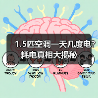 1.5匹空调一天几度电？耗电真相大揭秘 - 辰飞雨易拓智能家居网