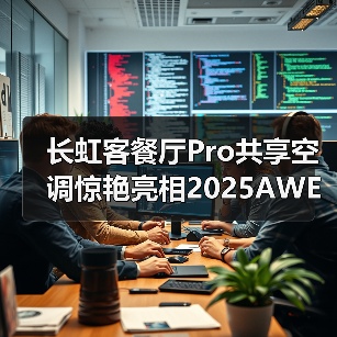 长虹客餐厅Pro共享空调惊艳亮相2025AWE,引领舒适风感科技革命(图1) 长虹客餐厅Pro共享空调惊艳亮相2025AWE,引领舒适风感科技革命(图1)
