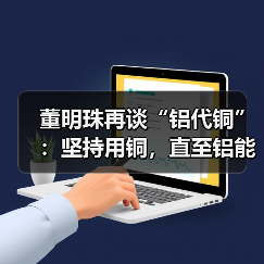 董明珠再谈“铝代铜”:坚持用铜,直至铝能完全替代(图2) 董明珠再谈“铝代铜”:坚持用铜,直至铝能完全替代(图2)