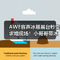 AWE容声冰箱展台秒变求婚现场!小哥哥带冰箱聘礼求婚小姐姐,成了!(图1) AWE容声冰箱展台秒变求婚现场!小哥哥带冰箱聘礼求婚小姐姐,成了!(图1)