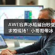AWE容声冰箱展台秒变求婚现场!小哥哥带冰箱聘礼求婚小姐姐,成了!(图3) AWE容声冰箱展台秒变求婚现场!小哥哥带冰箱聘礼求婚小姐姐,成了!(图3)