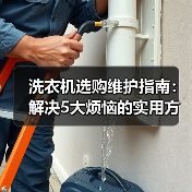 洗衣机选购维护指南:解决5大烦恼的实用方法(图4) 洗衣机选购维护指南:解决5大烦恼的实用方法(图4)