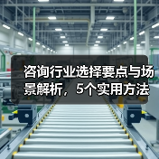咨询行业选择要点与场景解析，5个实用方法助你避坑(图2)