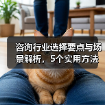 咨询行业选择要点与场景解析，5个实用方法助你避坑(图1)
